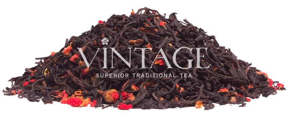 : черный чай с добавками "королевский гранат"