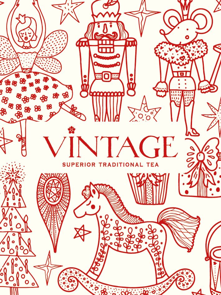 : бирка-открытка vintage  игрушки контур