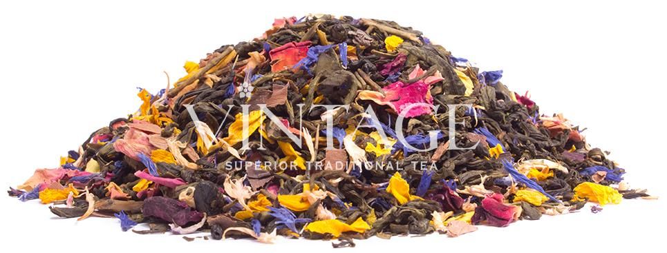 : зеленый чай с добавками "утро в париже"