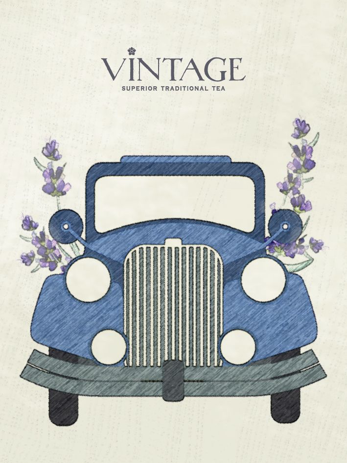 : бирка-открытка vintage весна 2