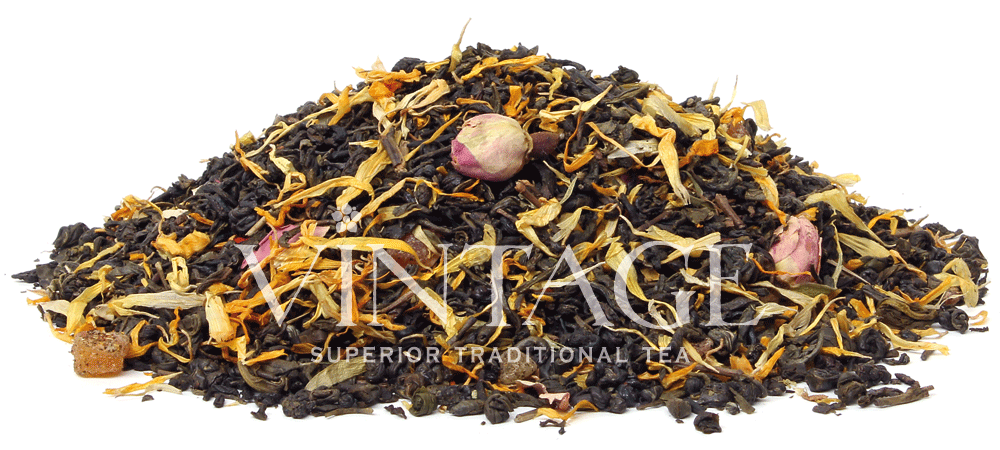 : зеленый чай с добавками "закат на гавайях"