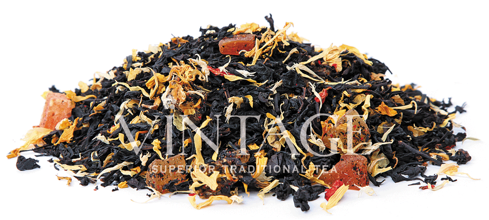 : черный чай с добавками "восходящее солнце"