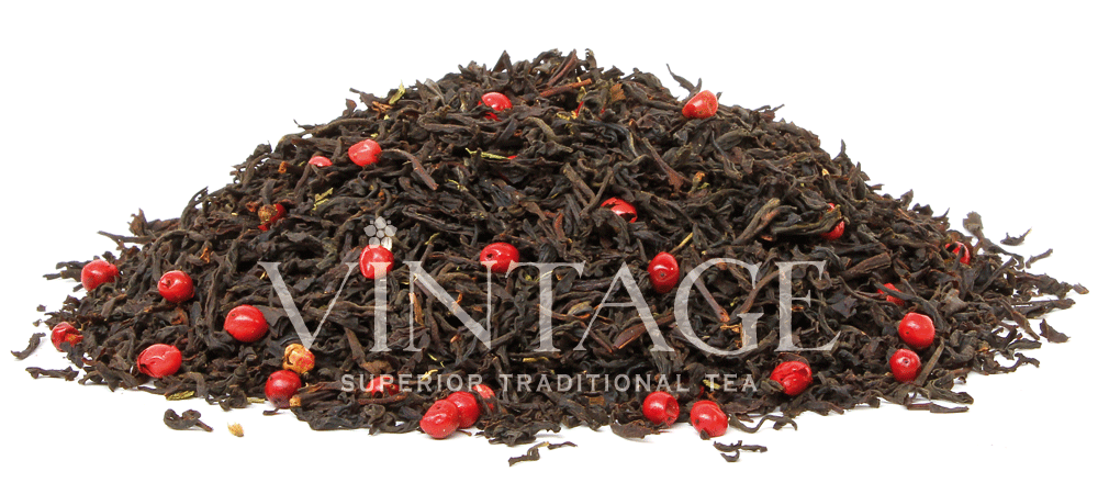 : черный чай с добавками "розовый бергамот"