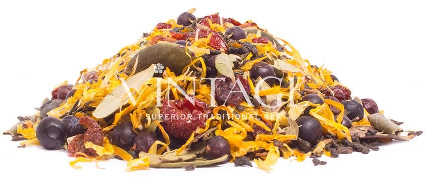 : зеленый чай с добавками "таежный сбор"