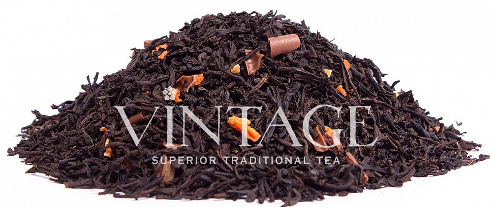 : черный чай с добавками "морковный торт"