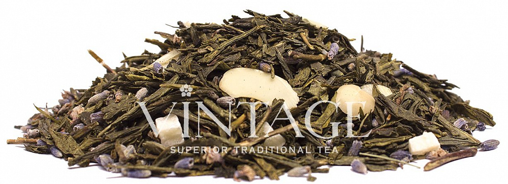 : зеленый чай с добавками "лавандовый эклер"