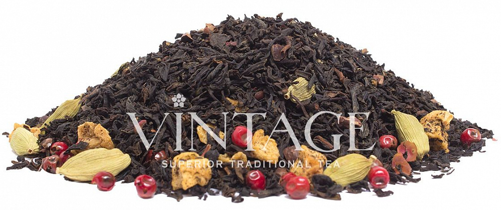 : черный чай с добавками "пряная груша"