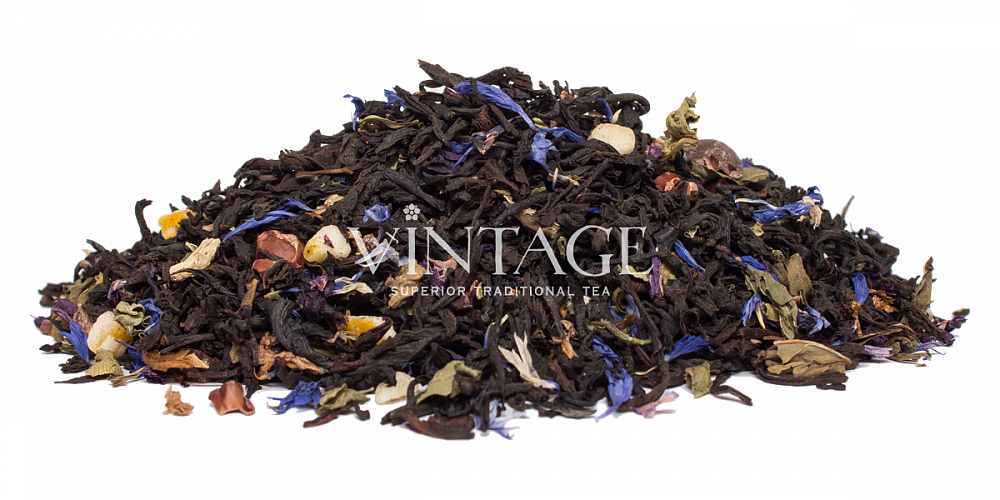 : черный чай с добавками "мятный шоколад"