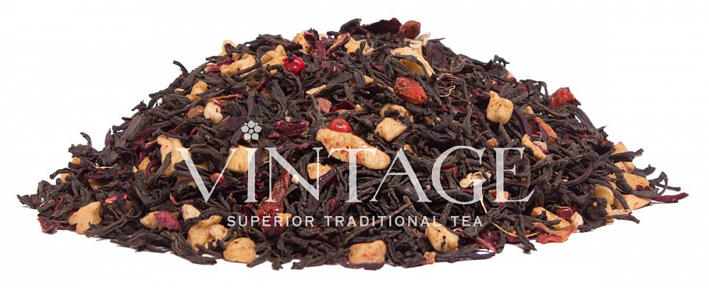 : черный чай с добавками "пряный яблочный"